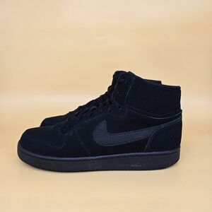 Nike Ebernon Mid 'Black Nubuck' High Top Men's Shoes Size 9